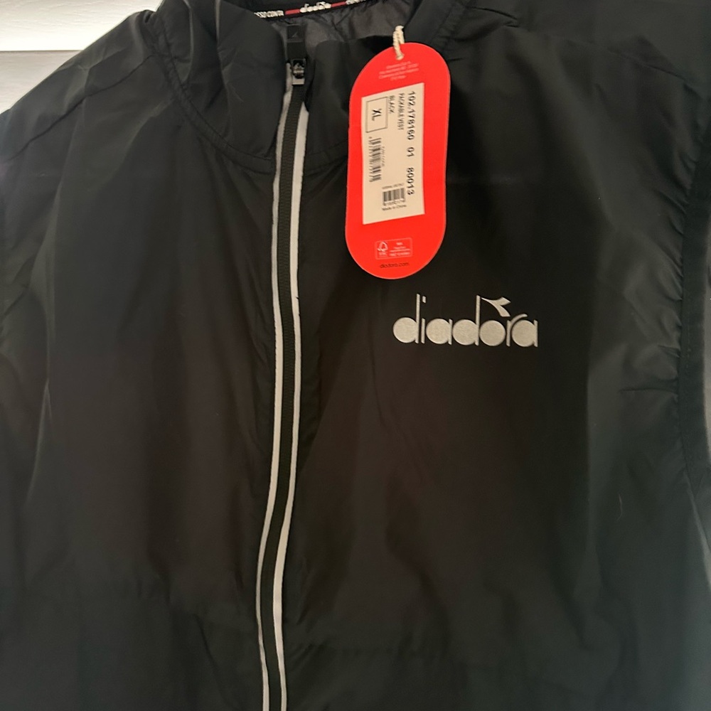 Diadora Black Lightweight Jacket